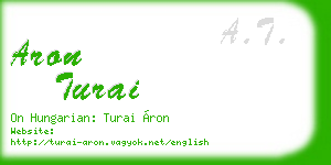 aron turai business card