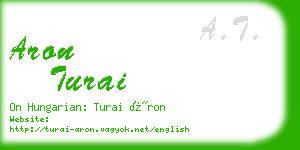 aron turai business card